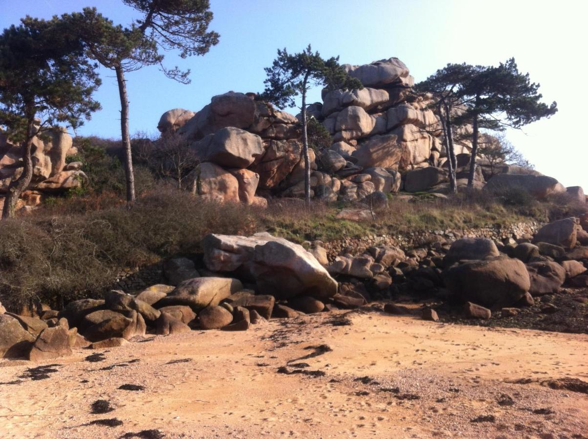 Trestraou, Cote De Granit Rose, Studio Vue Mer, Rez-De-Chaussee Perros-Guirec Zewnętrze zdjęcie